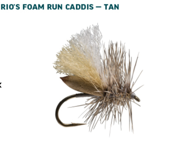 RIO Dry Fly Assortment Caddis Tan RIO Dry Fly Assortment Caddis Tan